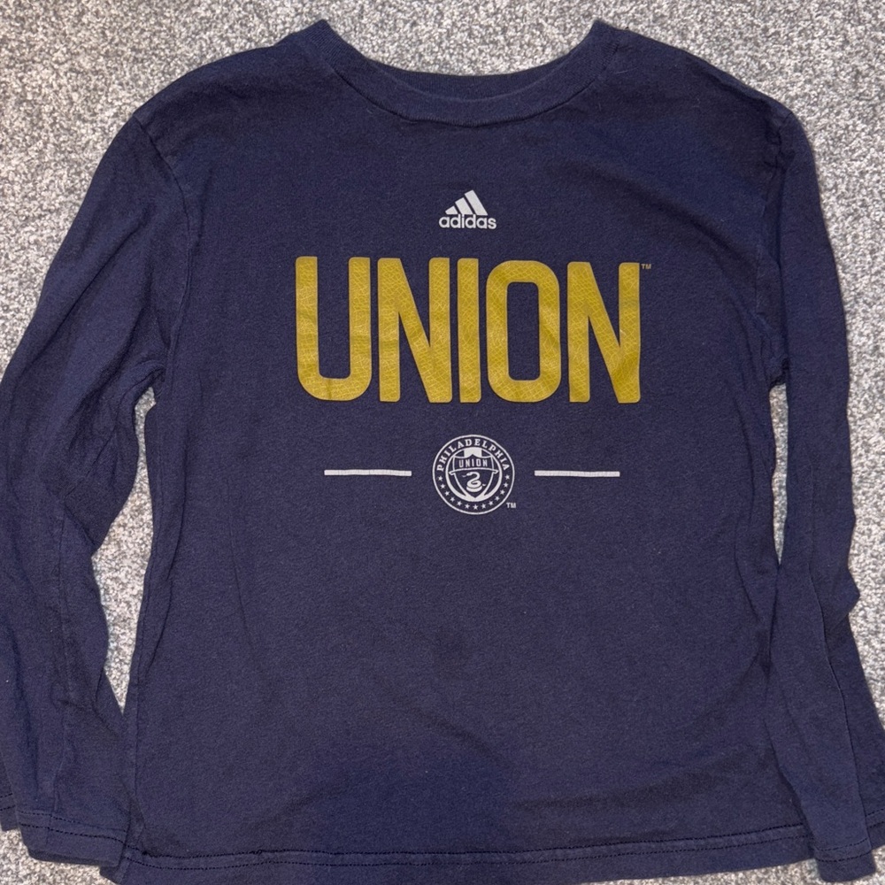 Adidas Navy Long Sleeve Philadelphia Union Shirt